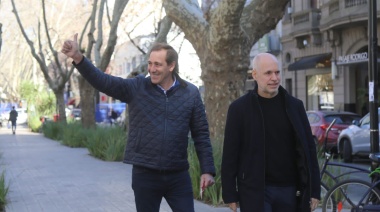 Garro y Larreta conversaron con vecinos en el centro comercial de La Plata