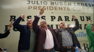 “Venimos a promocionar un plan económico desde la convicción del peronismo”, dijo el sindicalista Ledesma