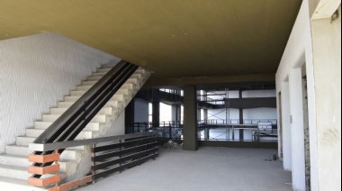 Avanzan las obras en el Centro Cultural y Deportivo Peretz