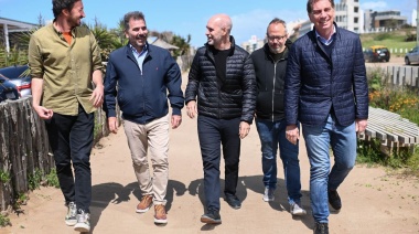 Rodríguez Larreta y Santilli con Ritondo en Pinamar: “Nos estamos preparando para gobernar”