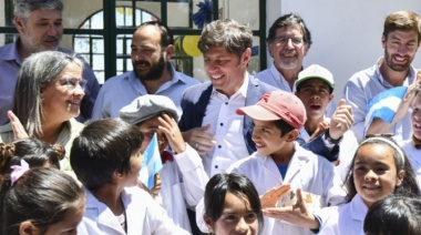 "Los lugares que generan riqueza deben tener educación y salud", afirmó Kicillof