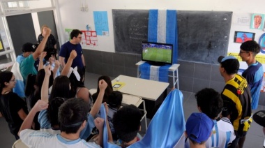 La Provincia confirmó que pasarán los partidos del mundial en las escuelas