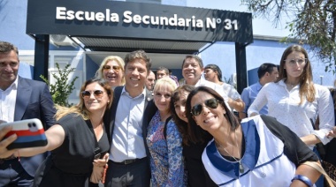“Para que podamos valorar el mérito, todos tienen que tener las mismas oportunidades”, dijo Kicillof