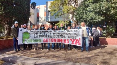 Son 60 las localidades bonarenses que buscan ser reconocidas como municipios