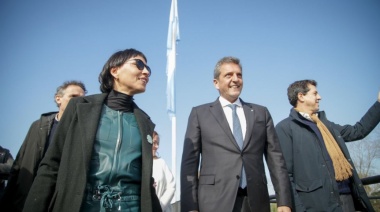 Massa y Mayra Mendoza inauguraron una mega obra para el deporte y la inclusión en Solano