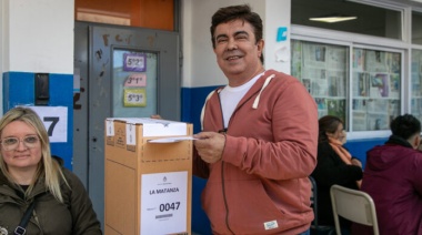 Espinoza destacó la participación  en las urnas de La Matanza