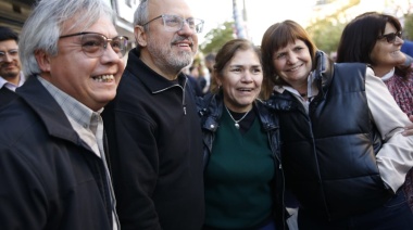 Tres de Febrero: Bullrich y Valenzuela visitaron comerciantes que sufrieron intentos de saqueo