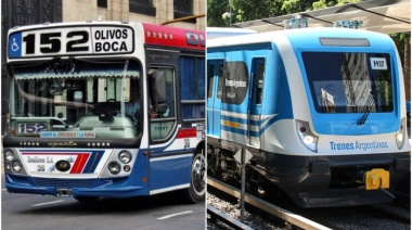 Se congelan las tarifas de los colectivos y trenes en el AMBA