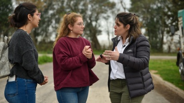 Giammaria continúa recorriendo Ramallo