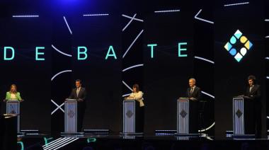 El debate presidencial tuvo un pico de 44 puntos de rating