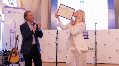 Valeria Mazza fue nombrada  como personalidad destacada de Buenos Aires