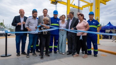 AySA inauguró una obra de cloaca que beneficiará a 63 mil habitantes de Almirante Brown