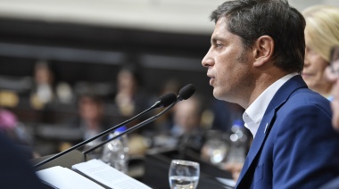 Kicillof reafirmó su postura ante el Gobierno nacional: "Ninguna provincia crece si el país salta al vacío"