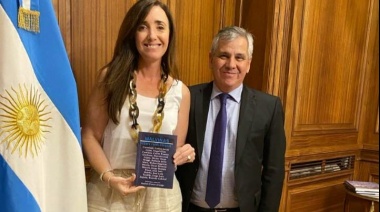 El intendente Britos se reunió con Victoria Villarruel