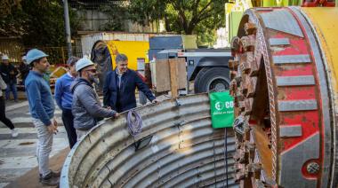 "Nos preparamos para un futuro más difícil", dijo Macri sobre el avance de importante obra hidráulica en CABA