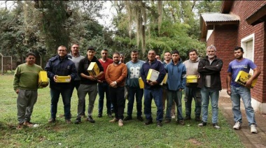 Colón: Giordano entregó elementos de trabajo al personal municipal
