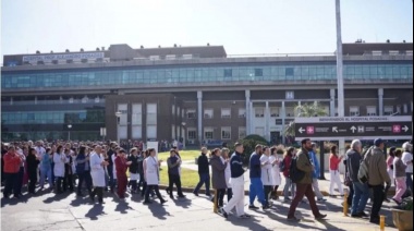 Paro activo y protesta en el Hospital Posadas