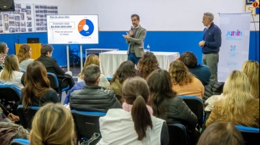 “Es fundamental invertir en educación”: Petrecca anunció un mega plan de obras escolares