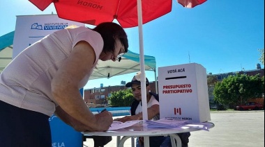 Vecinos de Morón podrán votar por proyectos para sus barrios