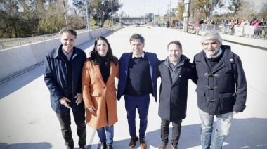 “Aunque nos quiten recursos, vamos a esforzarnos por terminar las obras que abandonó Milei”