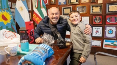Ensenada: un nene festejó su cumpleaños con el intendente