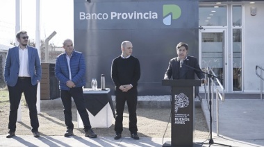 “Es la inversión del Estado bonaerense la que va a garantizar que continúen las obras”