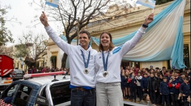 San Isidro recibió al medallita olímpico Mateo Majdalani