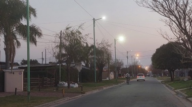 Ramallo avanza en el recambio de luminarias LED