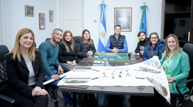 San Vicente: Mantegazza recibió a estudiantes que presentaron un proyecto de accesibilidad
