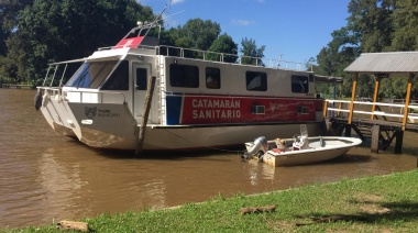Tigre: el Catamarán sanitario realizará controles de salud gratuitos