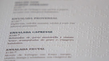 Monte Hermoso: gastronómicos deberán tener una carta en braille