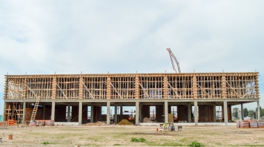 Avanzan las obras del nuevo laboratorio de medicamentos de José C Paz