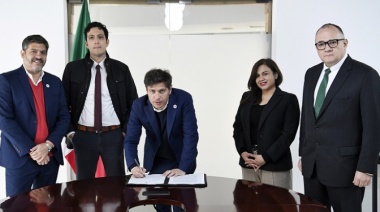 Kicillof promueve la investigación científica entre bonaerenses y mexicanos