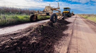 Ameghino firma convenio con la Facultad de Ingeniería para mejorar caminos rurales