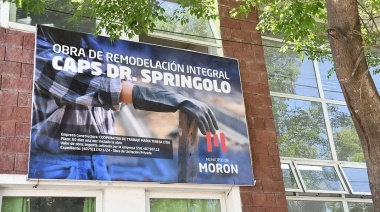 Morón: Comenzaron las obras de refacción en el Centro de Salud Dr. Springolo