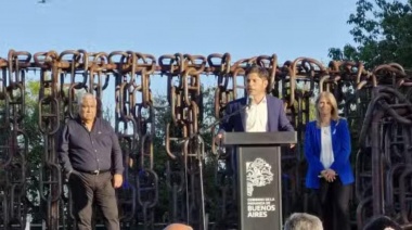 Kicillof apuntó contra “los vendepatrias que gobiernan”, en el Día de la Soberanía Nacional