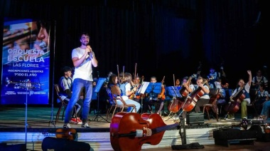 La Orquesta escuela de La Flores se fortalece con nuevos instrumentos 