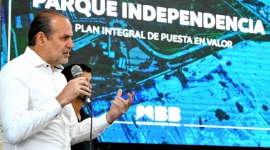 Bahía Blanca: Susbielles supervisó el avance de las obras en el Parque Independencia