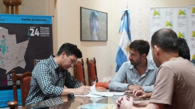 Mercedes firmó un convenio para ampliar la infraestructura eléctrica en el Barrio Calabria