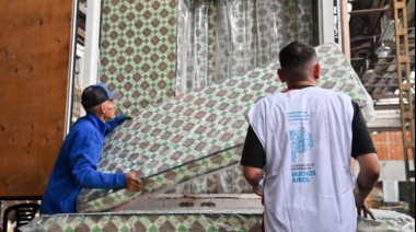 Tras el fuerte temporal, la PBA envió ayuda a Balcarce