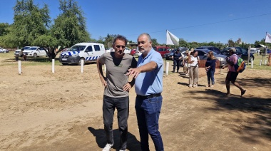 Poletti y Katopodis inauguraron un parador municipal en Ramallo