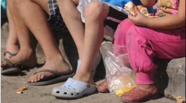 Según un informe, el 70% de las familias pobres reduce porciones por falta de recursos