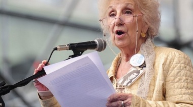 Estela de Carlotto: "Milei no está capacitado para dirigir al país”