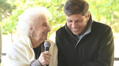 Estela de Carlotto se metió en la interna del PJ y pidió que Kicillof y Cristina “se amiguen”