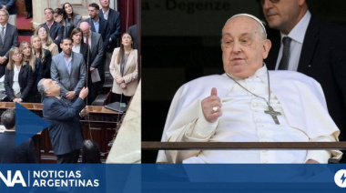 Diputados rinden homenaje al Papa Francisco en una sesión especial