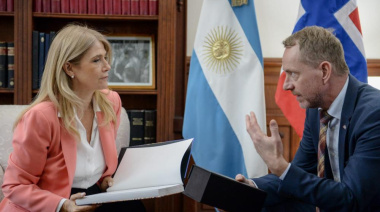 Verónica Magario recibió al embajador de Noruega Halvor Sætre
