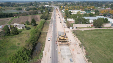 Florencio Varela: continúan las obras viales en la Ruta Provincial 53