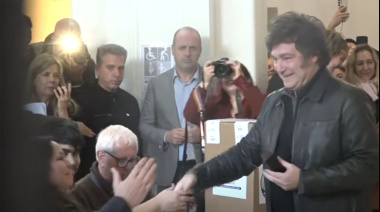 Votó Milei y manifestó: “Hicimos lo que teníamos que hacer”