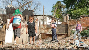 La pobreza infantil alcanzó su mayor nivel en 2024
