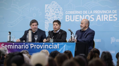 Kicillof: “Hay que planificar la política pública y no improvisar”